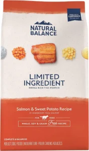 Natural Balance Limited Ingredient Adult Grain-Free Dry Dog Food, Salmon & Sweet Potato Recipe, 12 Pound